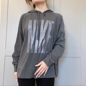 Nike hoodie, gray